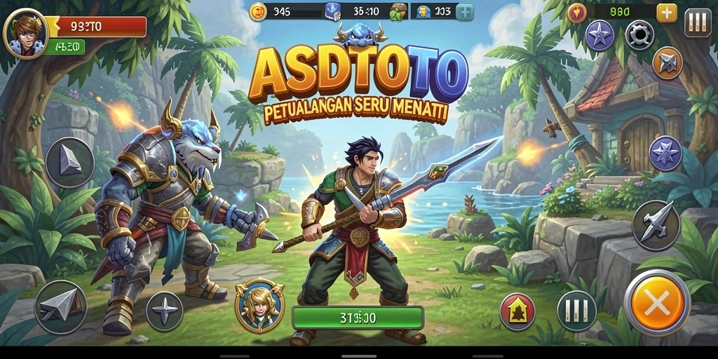 Tampilan gameplay seru ASDTOTO yang penuh petualangan.