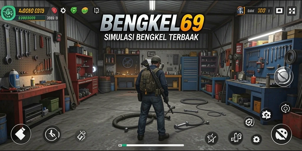 Tampilan gameplay BENGKEL69 yang menarik dan interaktif.