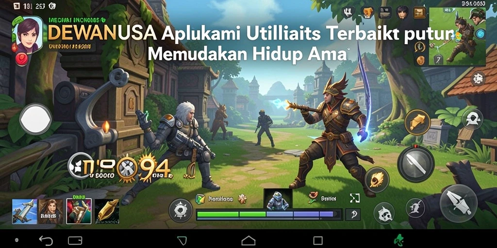 Tampilan antarmuka DEWANUSA yang sederhana dan fungsional.
