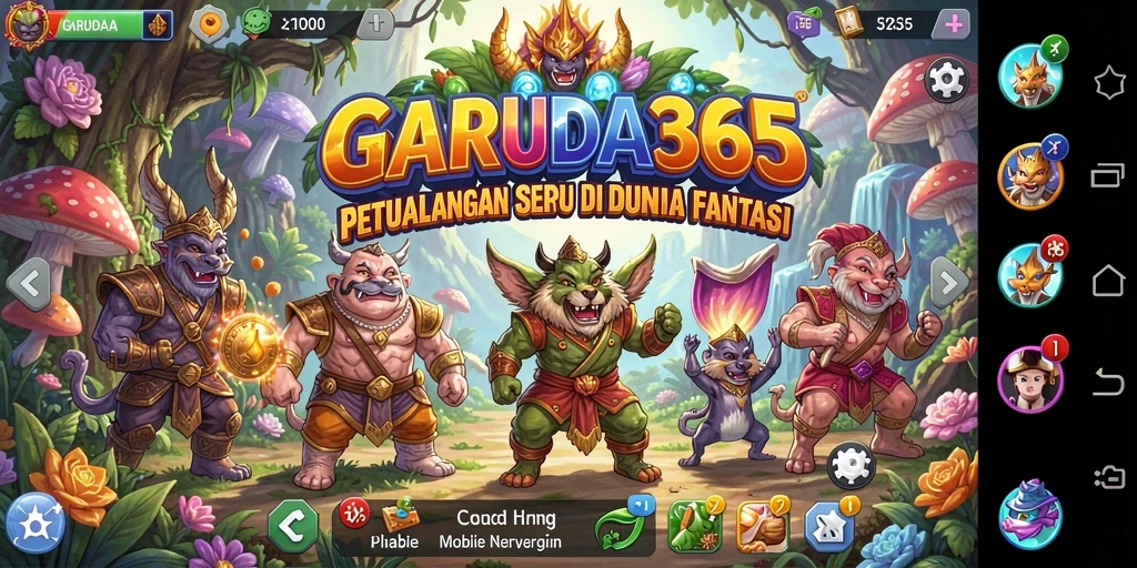 Tampilan gameplay <strong>GARUDA365</strong> yang menakjubkan dalam dunia petualangan.