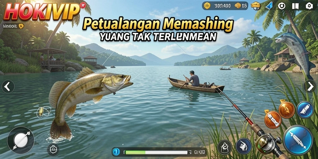 Tangkapan ikan yang epik dalam HOKIVIP dengan grafis menakjubkan.