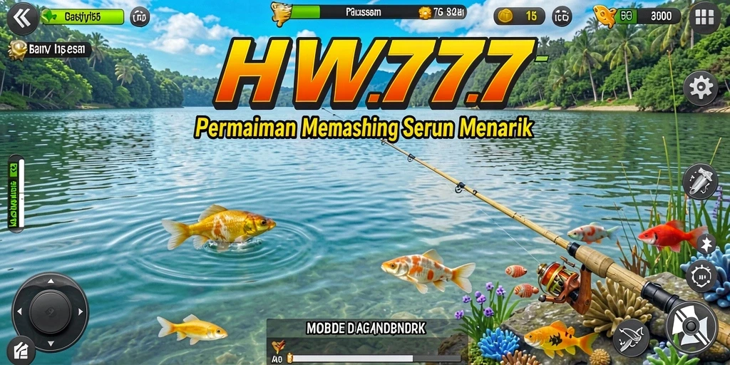 Gameplay HW777 yang menampilkan pengalaman memancing seru dan menantang.