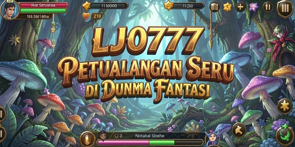Screenshot utama LJO777 menampilkan aksi petualangan yang mendebarkan.