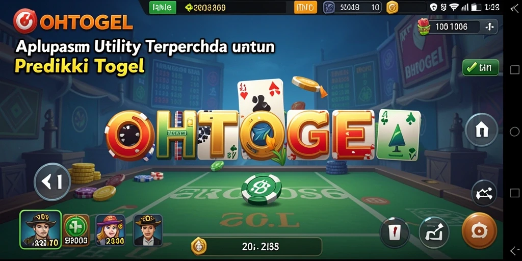 Tampilan antarmuka OHTOGEL yang sederhana dan informatif.