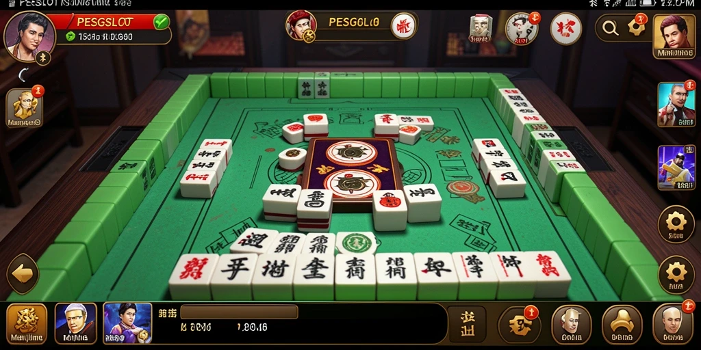 Tampilan screenshot PESGSLOT menampilkan gameplay Mahjong yang seru.