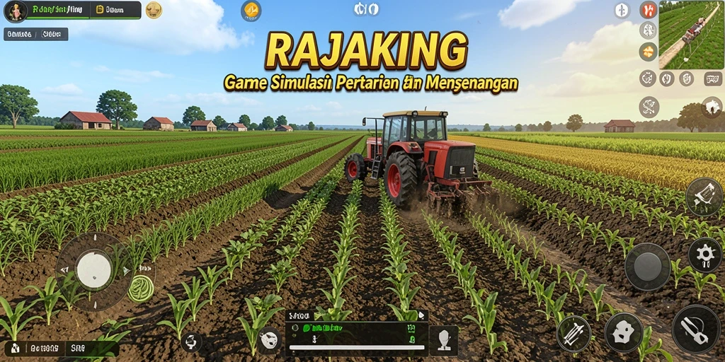 Gameplay seru dan mendebarkan dalam pertanian.