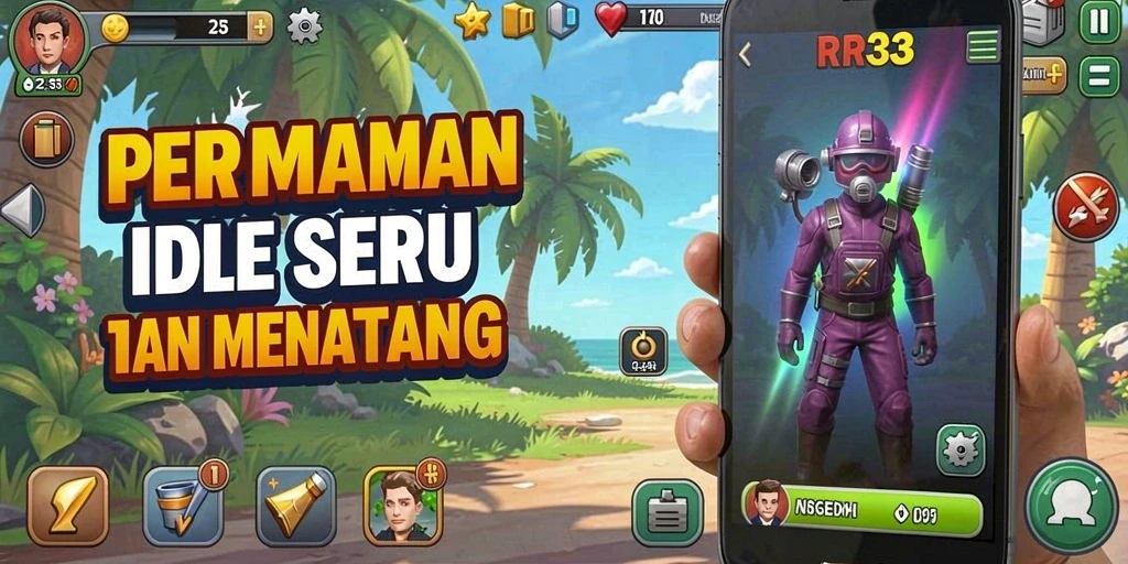 Gameplay santai dan seru di RR33, nikmati kemajuan setiap saat.