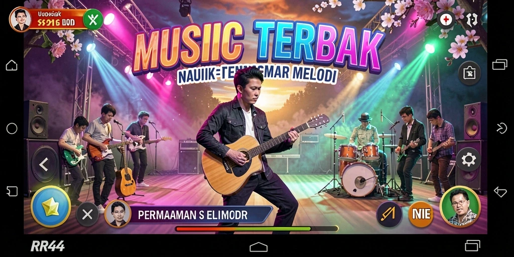 Tampilan gameplay RR44 yang seru dan interaktif.