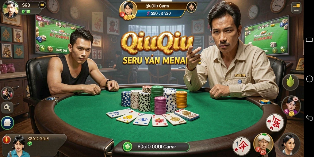 Screenshot menunjukkan gameplay seru QiuQiu di S80.
