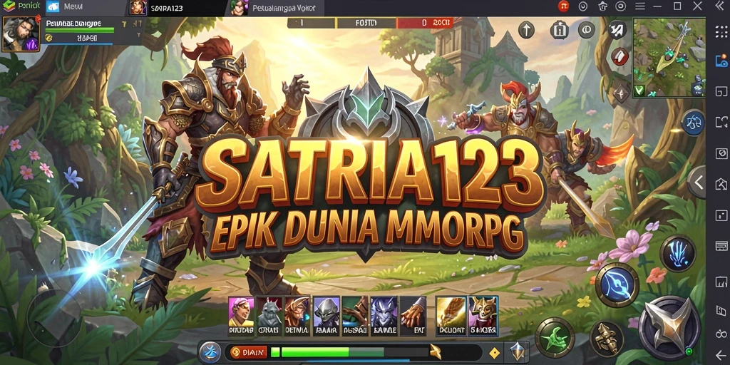 Screenshot menunjukkan petualangan epik dalam permainan SATRIA123 yang seru.