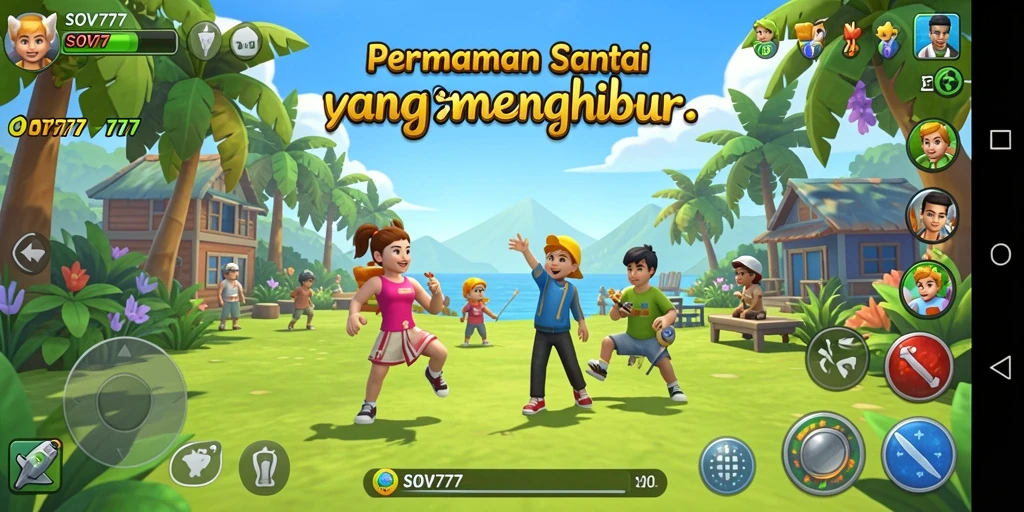 Tampilan gameplay seru dan penuh tantangan di SOV777.