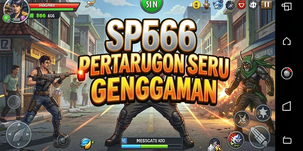 Tampilan gameplay seru dan menegangkan dalam SP666.
